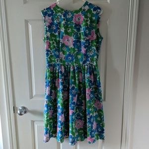 Vintage floral print dress